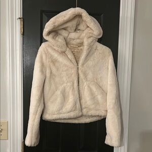 Faux Fur Hooded Jacket